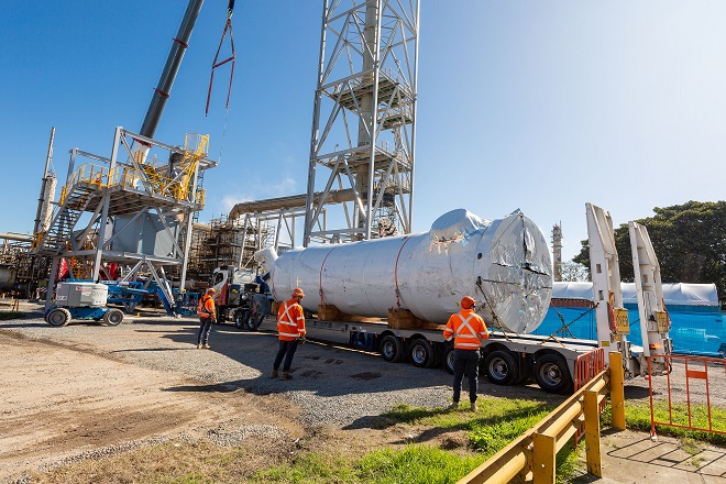 orica reactor delivered by truck - safeguard mechanism