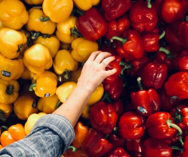 produce groceries hand