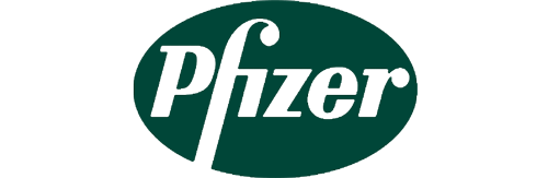 Dark green Pfizer logo