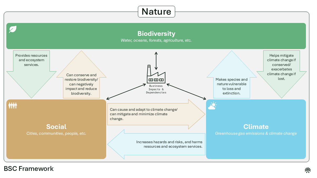 Biodiversity,social and Climate framework